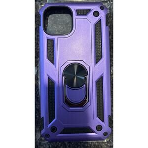 Military Grade Drop Impact for iPhone 14 Case 360 Metal Rotating Ring Kickstand